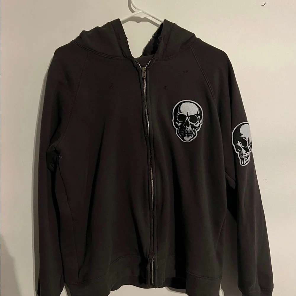 Sweaters | Number Nine Double Skull Zip Up | Poshmark